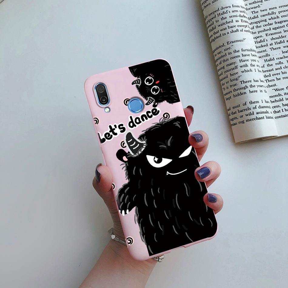 For Honor Play Case COR-L29 COR-L09 Phone Cover Stylish Flower Soft Silicone Matte Case Fundas For Honor Play Shockproof Bumper