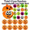 20/40Pcs Halloween Glow in The Dark Bouncy Balls with Pumpkin Gift Box Halloween Party Kids Trick or Treat Favors Goodie Fillers