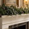 Christmas Beaded Garland with Pendants for Tree and Wreath Holiday Decor