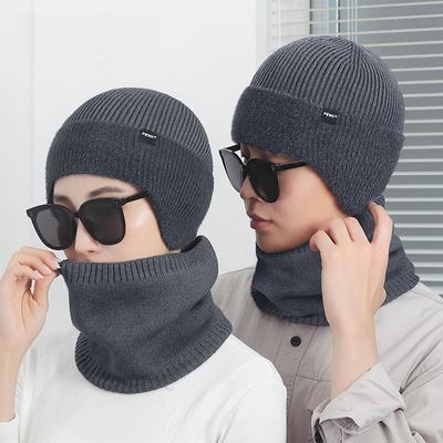 Bonnet tricoté coupe-vent et chaud pour homme et femme, protection des oreilles en laine