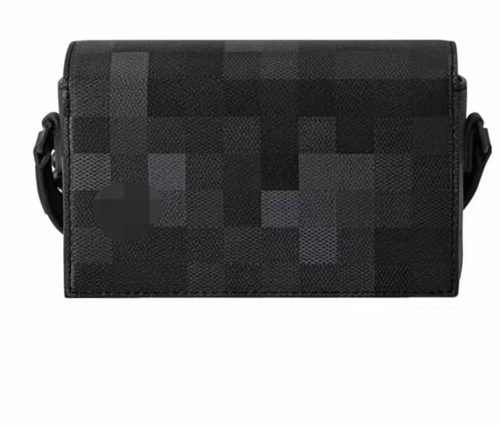 European & American Classic Small Chain Print Crossbody Flap Bag