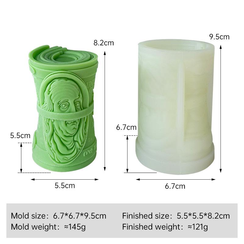 

Сделай сам Ароматическая свеча Доллар Силиконовая форма Ручная работа Гипс Смола Украшения Формы Деньги 100 долларов Мыло Свеча Принадлежности для изготовления