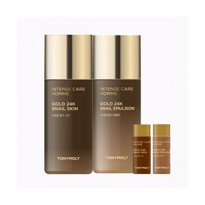 Intense Care Gold 24k Snail Homme Skin Care 2-Piece Set 1