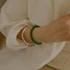 Retro finger Green Onyx Bracelet_SB183
