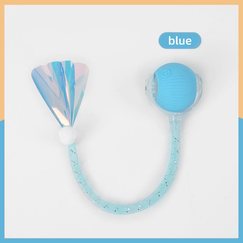 

Умная катающаяся игрушка для кошек с хвостом стрекозы для снятия скуки