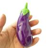 Realistic TPR Fidget Toy Super Soft Eggplant Squeeze Toy Eggplant Squishy Toy  Office Desk Toy