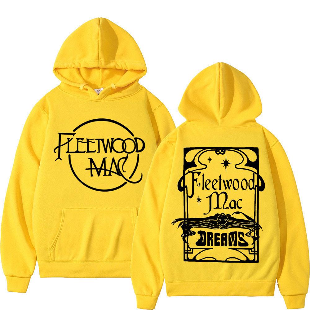 Autumn Winter Rock Band Fleetwood Mac Tour Printed Hoodie Men's and Women's Fashion Hoodie Sportswear Casual Hoodie