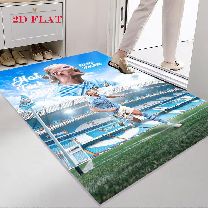 Haaland Football Carpet Rug for Living Room Bedroom Home Sofa Decoration,Kids Play Nonslip Floor Mat