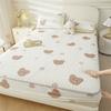 Summer Mattress Cover Cool Feeling Bedspread Thicken Fitted Sheet with Elastic Band Home Bed Cover cubre colchón (No Pillowcase)