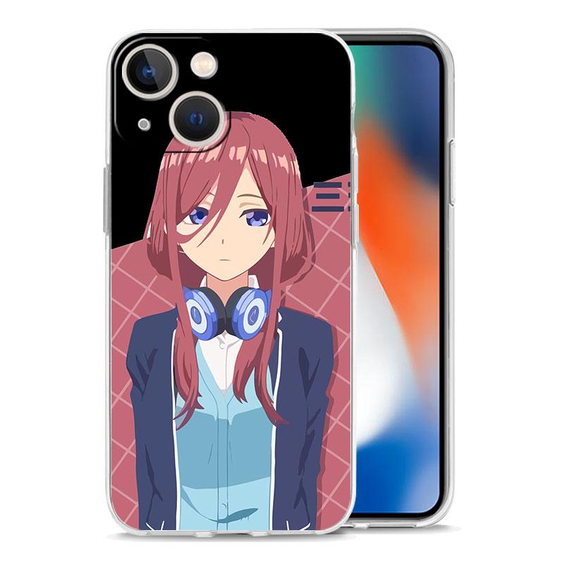 iPhone - 樹 itsuki The Quintessential Quintuplets Itsuki Transparent Soft Phone