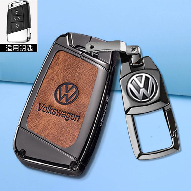 

Для VOLKSWAGEN Новий Шкіряний Чохол-Оболонка з Цинкового Сплаву для Автомобільного Ключа Для VW Volkswagen Magotan Passat B8 Skoda Superb Kodiaq A7 Автомобільний Клю