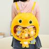 New Milk Dragon Plush Backpack Cartoon Milk Dragon Large Capacity Itabag Anime Peripherals Girls' Holiday Gifts Commuting