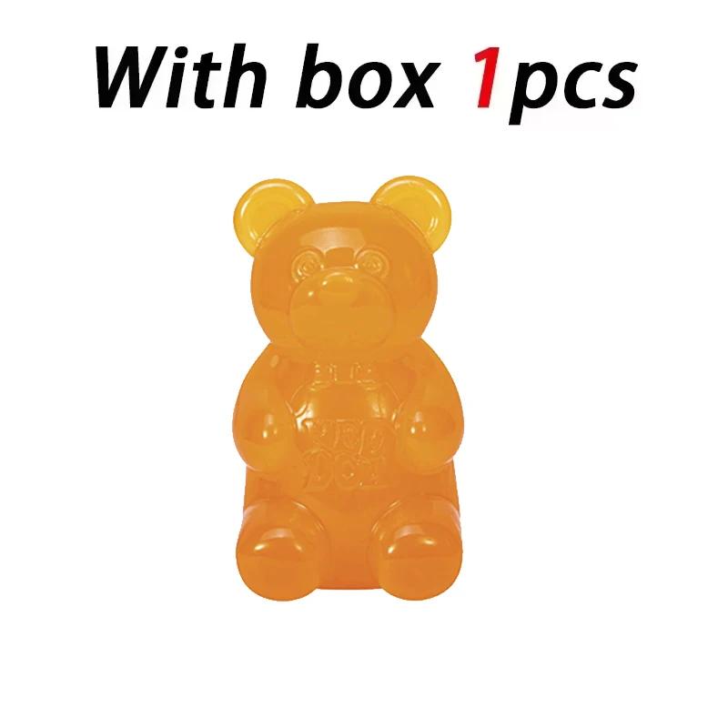 Nee Doh Gummy Bear Squishy Toy Soft Stress Relief Sensory Fidget Squeeze Toy for Kids & Adults Non-Toxic Anxiety Relief Desk Toy