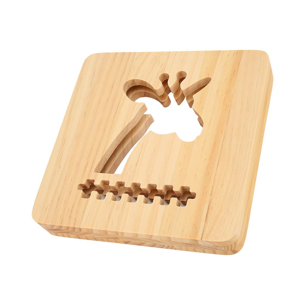 3D Wooden Giraffe Night Lamp Hollow Lamp Home Bedroom Office Decor for Children Friends Family