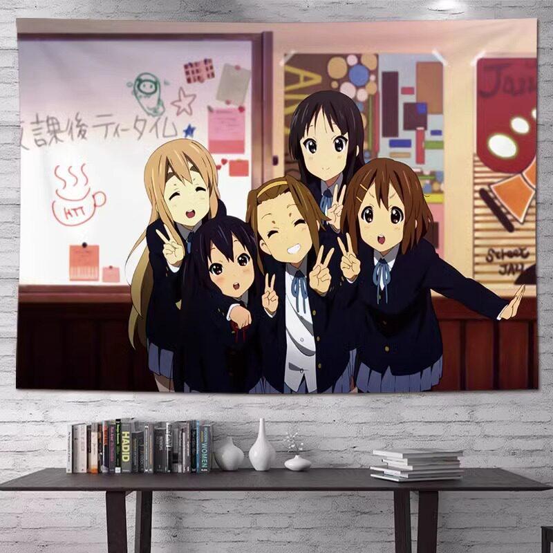 KON Anime Tapestry Wall Hanging Home Decor For Living Room Bedroom Dorm Room 74x94cm(29x37in)