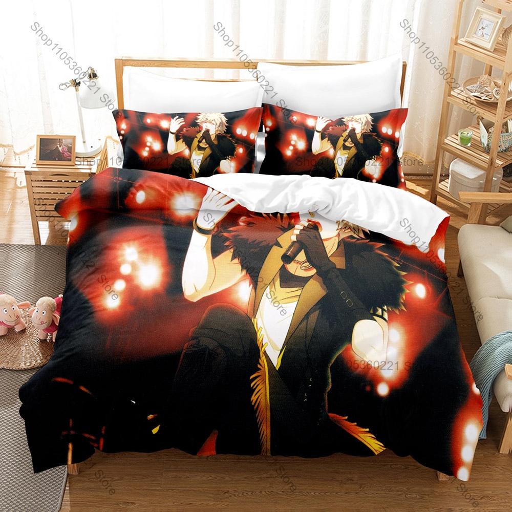 Uta No Prince-sama 3PCS Bedding Set STRISH Idol Print Soft Microfiber Duvet Cover Pillowcase