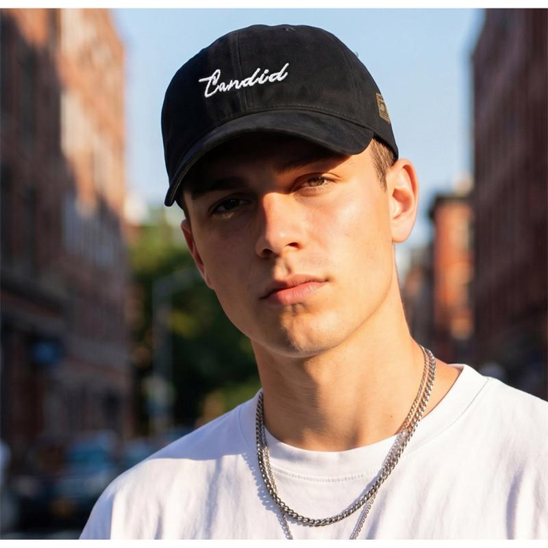 Embroidered Letter Baseball Cap Men's Sunshade Cap Outdoor Breathable Cap