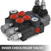 2-Wege Hydraulisches Wegeventil 11gpm Verstellbar Traktoren Lader