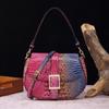 New Fashionable Alligator Pattern Shoulder Bag High-quality Retro Handbag All Match Women's Armpit Swagger Bags