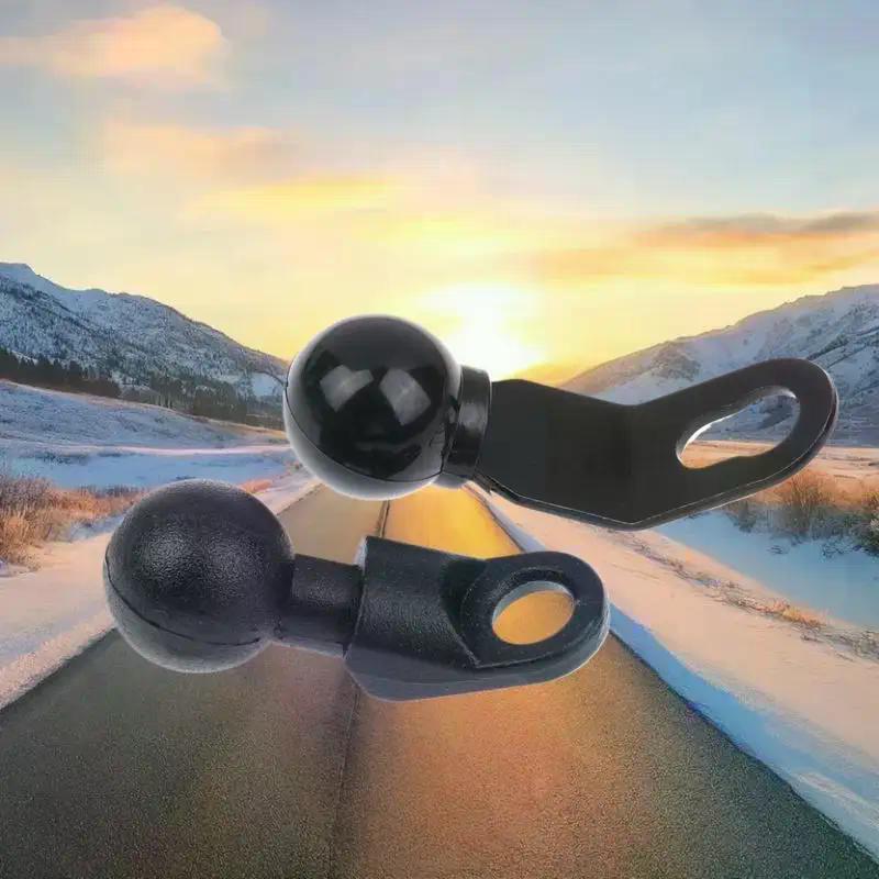 1 Set 2.3cm Ball Clamp Bracket For Motorbike Phone Holder PJ10/PJ13/PJ18 Motorcycle Handlebar Mount Base Kit Accessories
