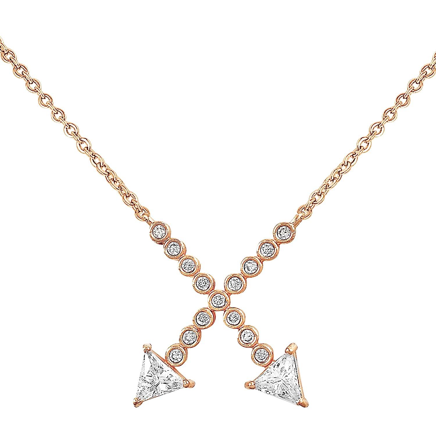 

Ожерелье с подвеской в ​​форме креста со стрелой для женщин и девочек