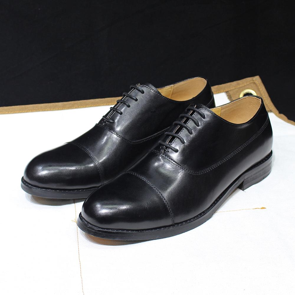 

Luxury Genuine Leather Men s Oxford Dress Shoes Lace-Up Solid Cap Toe Oxfords Crocodile Print for Office Wedding Party 46 чёрный