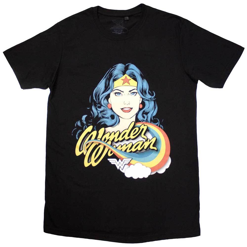 DC Comics Unisex T-Shirt: Wonder Woman Rainbow S