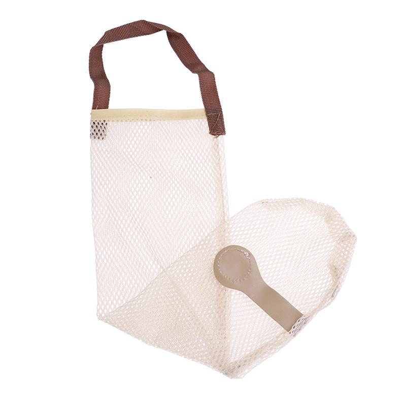 Mesh Net Breathable Fruit Vegetable Garlic Onion Hanging Storage Kitchen Bag