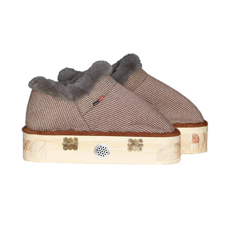 

Обувь для прижигания: Ботинки из массива дерева с открытым огнем и мокса-боксом для горячего компресса и терапии стоп 35-40, Small