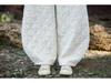 2025 Winter Women's Retro Quilted Diamond Pattern Lantern Pants - Thick Warm Cotton Linen