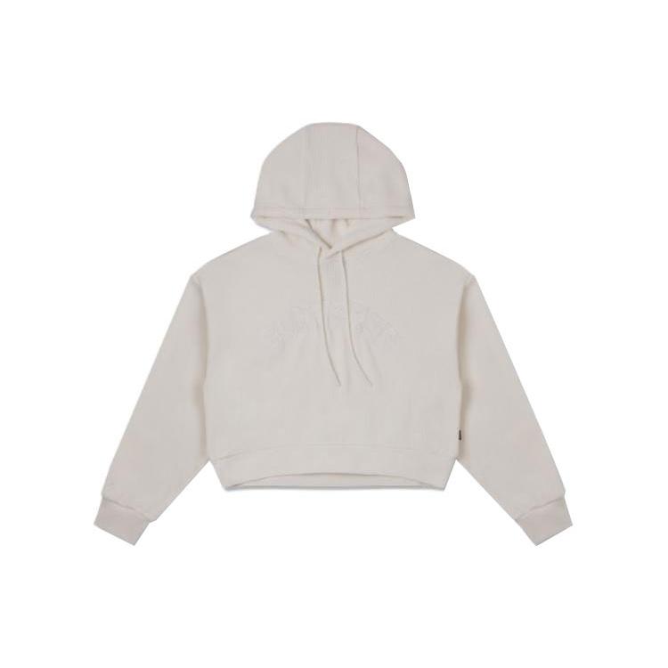 (WMNS) Converse  Hoodie Asia Sizing  White  Women s 10026557-A01 M