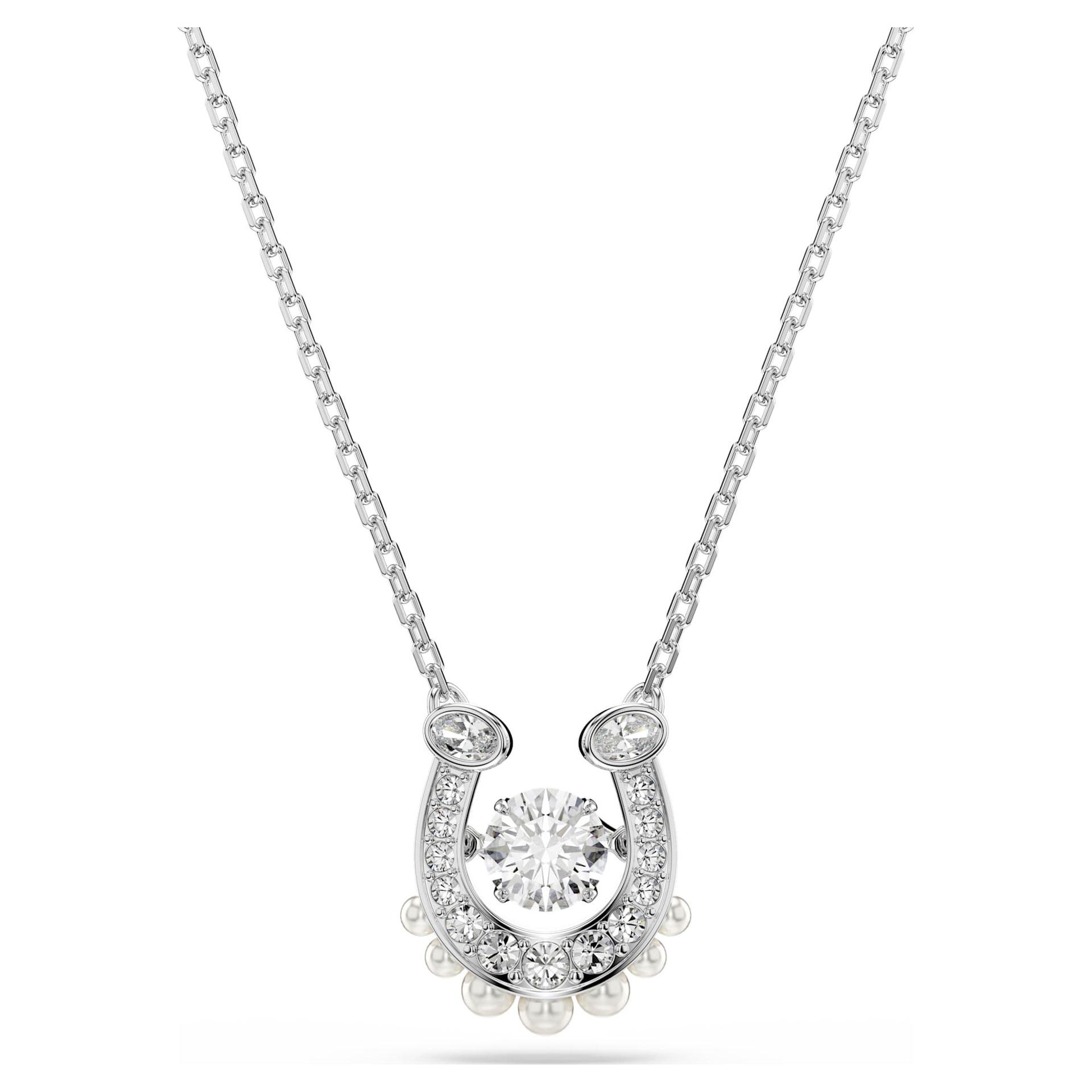 

Cross New 2026 Ariana Crystal Jewelry Set: Necklace, Bracelet, Ring with Horseshoe Buckle Design - High Quality