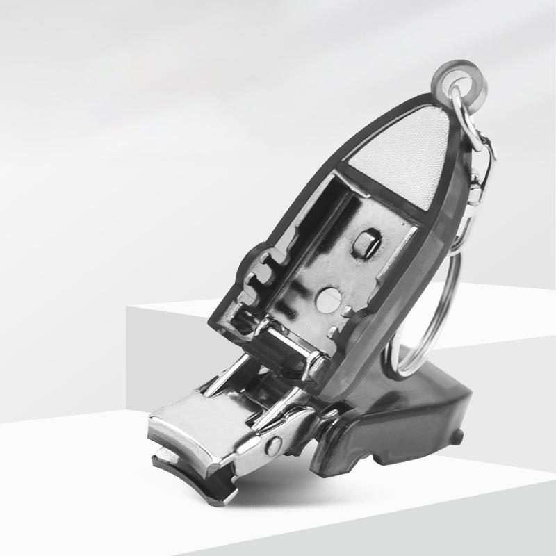 Mini Nagelknipser Nagelzubehör und Werkzeuge Maniküre Schere Schlüsselanhänger Fingernagel Tragbare Knipser mit Nagelfeilen Heim Geschenk