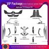Carbon Fiber Dashboard Sticker for 17-19 Baojun 510 - Interior Modification & Anti-Kick Protection