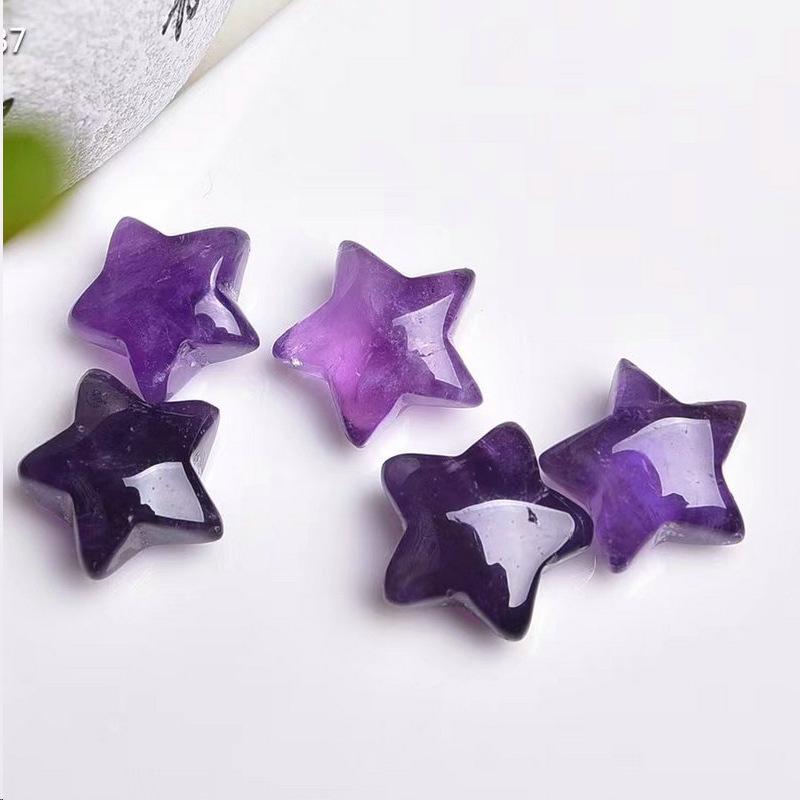 Amethyst Butterfly Flower Charm: Buddha, Nine-Tailed Fox, Cat, Rabbit, Crystal Bear Pendant