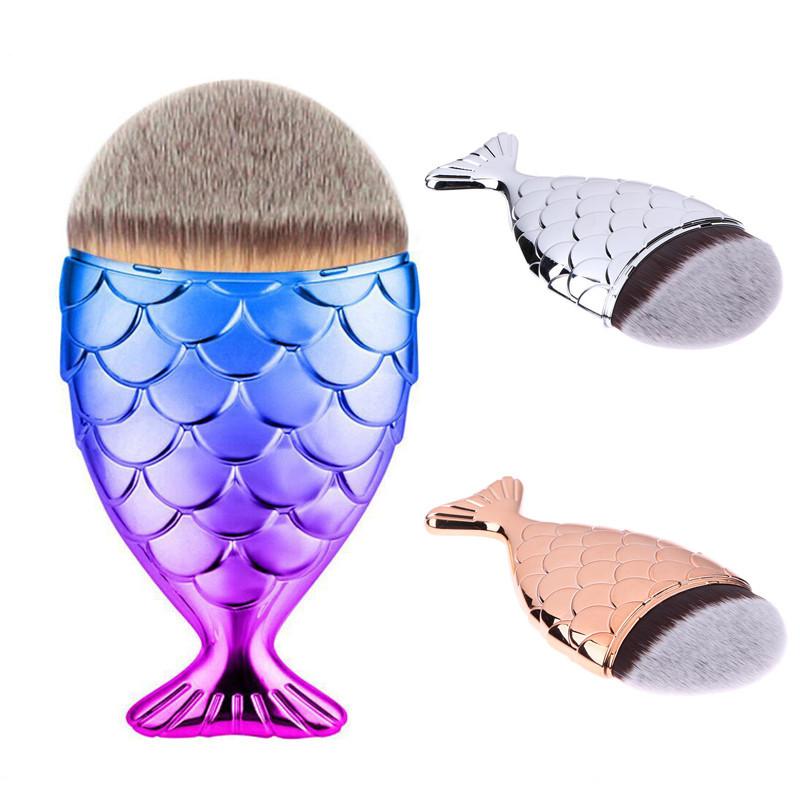Stunning Mermaid Makeup Brush High-quality Foundation Brush Cosmetic Essential