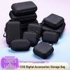 EVA Hard Shell Shockproof Storage Bag for Power Bank, Hard Drive, USB, Cable & Earphones