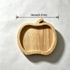 Wood Squirrel Wooden Snack Tray Squirrel Fruit Shape Double Dish Holder  Home Decor