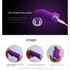 Silicone Rechargeable Bullet Finger Jump Vibrator for Women's Appliance Masturbation Device Sex Toy Adult Clitoral