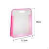 File Bag Art Portfolio Clear Document Holder Waterproof Organizer Portable for School