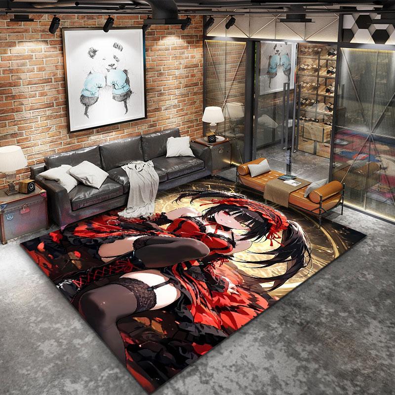 Kurumi Carpet Rug For Living Room Bedroom Home Sofa Decoration Kids Play Nonslip Floor Mat