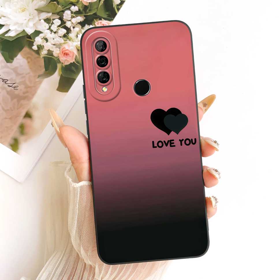 Cute Cartoon Cover For Huawei P30 lite Case 6.15" P30lite Soft Silicone Phone Case For Huawei Nova 4e Nova4e Matte Back Cover