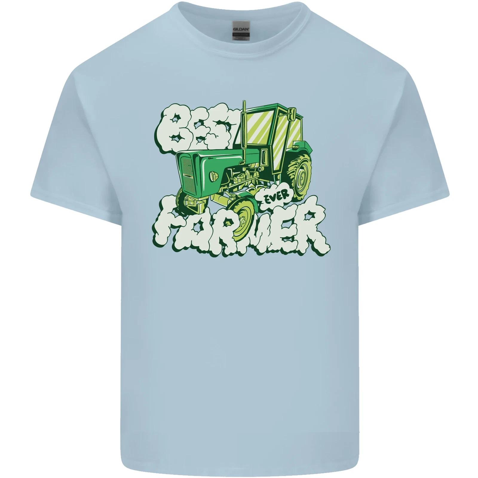 

Best Farmer Ever Farming Fathers Day Kids T-Shirt Childrens 3XL
