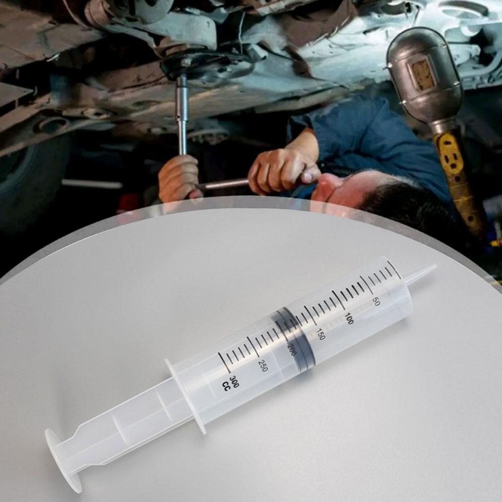 1Pc 100/300ml Car Oil Fluid Extractor Fuel Transfer Hand Pump Dispenser Vacuum Syringe Type Manual Suction Pump Extractor