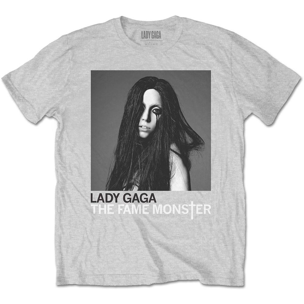 Men s Lady Gaga Fame Monster T-shirt XX-Large Grey M
