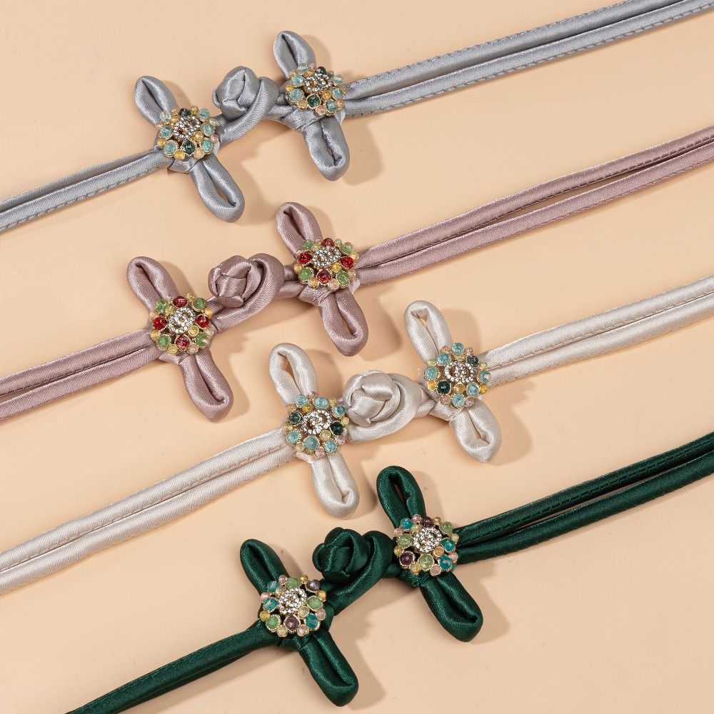 Butterfly-shaped Sewing Knot Fastener Handmade Han Suit Buckle  Sweater Cardigan