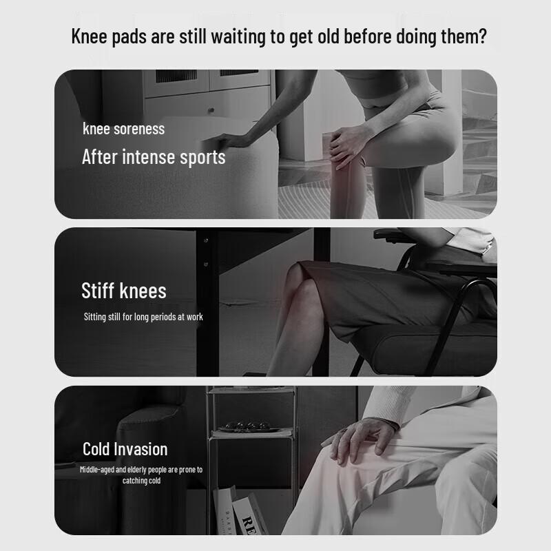 AUX Electric Heated Knee & Leg Massager