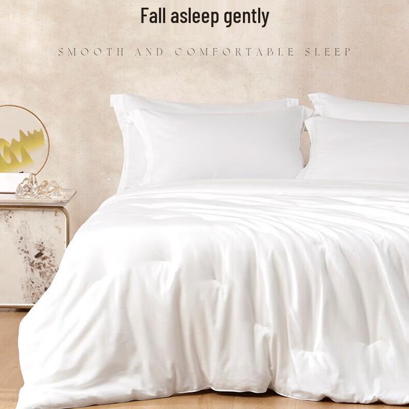 Mengjie Tussah Silk & Long-Staple Cotton Jacquard Four-Season Duvet