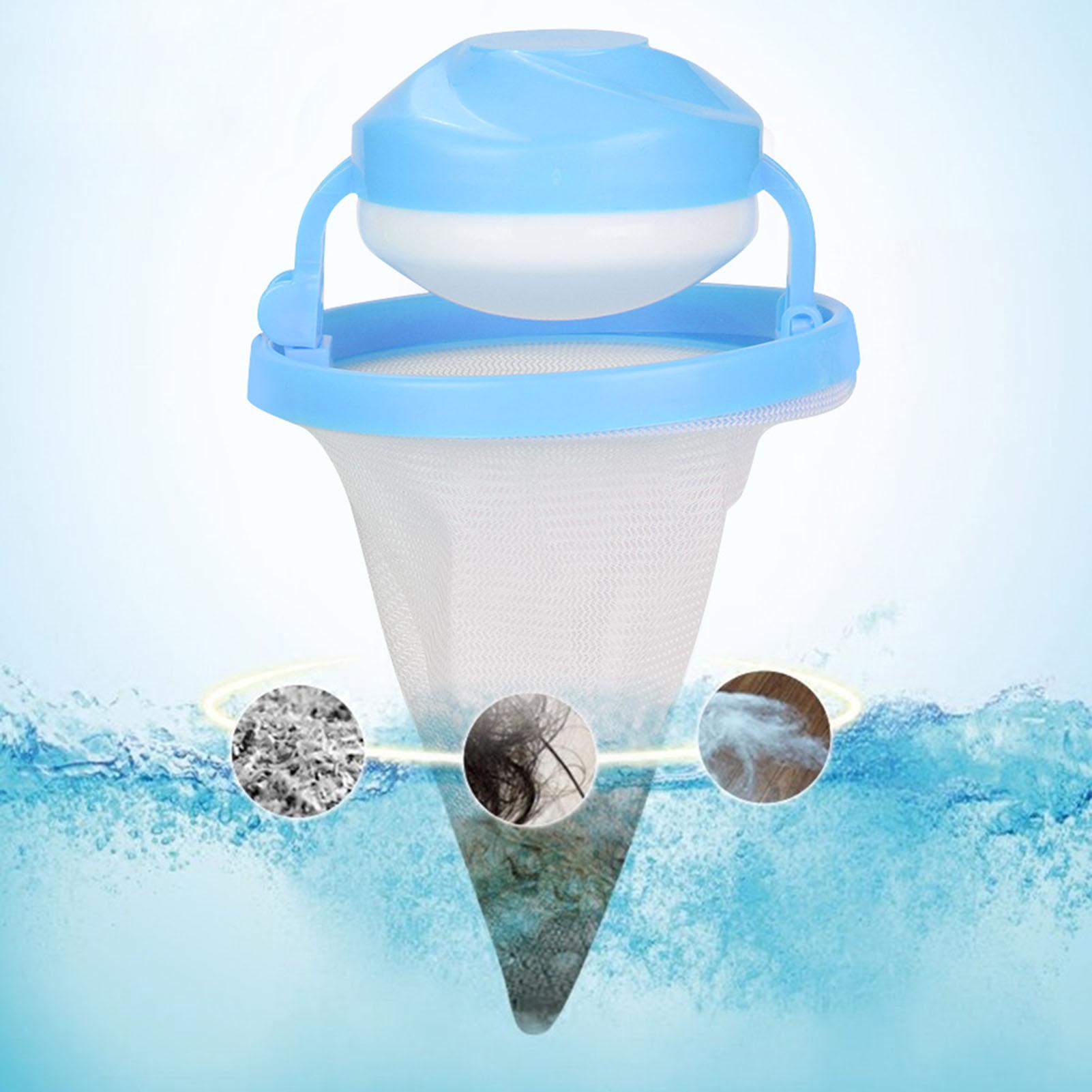 

Floating Lint Mesh Bag Pet Hair Collector Laundry Filter Bag for Washing Machine(Blue) синий