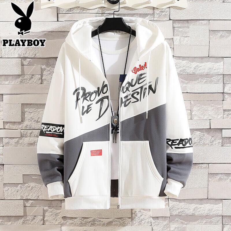 Мужская повседневная куртка с капюшоном PLAYBOY M